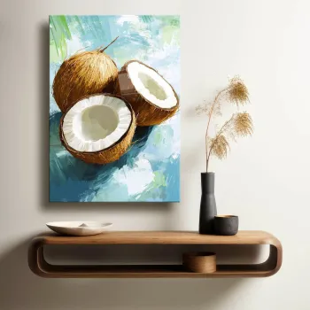 Tablou decorativ, Camtbl-013, Dimensiune: 40 x 60 cm, Multicolor imagine