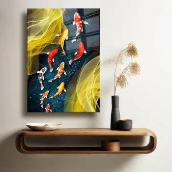 Tablou decorativ, Camtbl-028, Dimensiune: 60 x 90 cm, Multicolor imagine