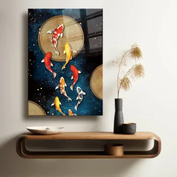 Tablou decorativ, Camtbl-029, Dimensiune: 60 x 90 cm, Multicolor imagine