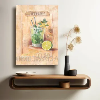 Tablou decorativ, Camtbl-033, 50 x 70 cm, Multicolor imagine