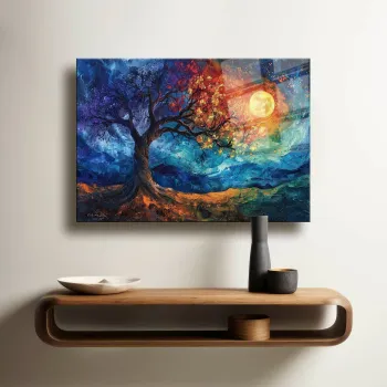 Tablou decorativ, Camtbl-059, 70 x 100 cm, Multicolor imagine