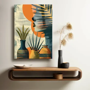 Tablou decorativ, Camtbl-061, 50 x 70 cm, Multicolor imagine