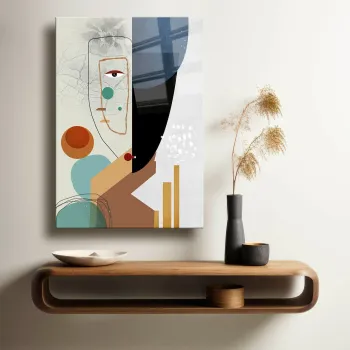 Tablou decorativ, Camtbl-082, Dimensiune: 40 x 60 cm, Multicolor imagine