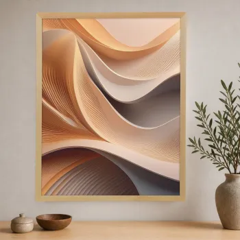 Tablou decorativ, Cc-D-Ah-1003 45 x 60, PANZA, Lemn (Grosime: 18 mm, Multicolor imagine