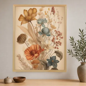 Tablou decorativ, Cc-D-Ah-1008 70 x 95, PANZA, Lemn (Grosime: 18 mm, Multicolor imagine