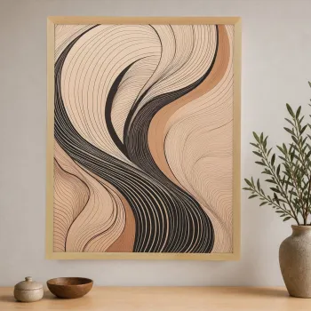 Tablou decorativ, Cc-D-Ah-1012 70 x 95, PANZA, Lemn (Grosime: 18 mm, Multicolor imagine