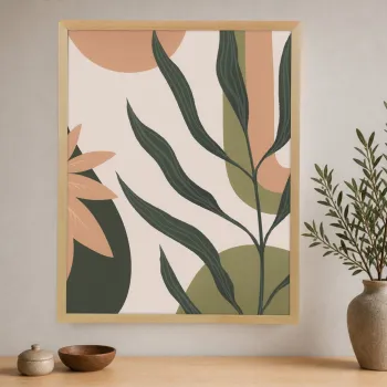 Tablou decorativ, Cc-D-Ah-1032 45 x 60, PANZA, Lemn (Grosime: 18 mm, Multicolor imagine