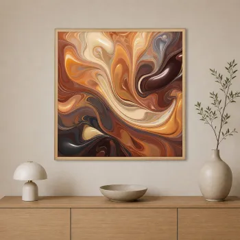 Tablou decorativ, Cc-K-Ah-1018, PANZA, Lemn (Grosime: 18 mm, Multicolor imagine