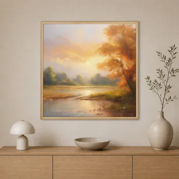 Tablou decorativ, Cc-K-Ah-1019, PANZA, Lemn (Grosime: 18 mm, Multicolor imagine
