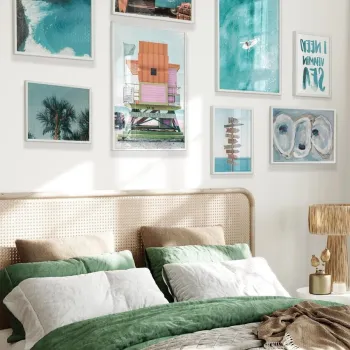 Tablou decorativ, Cgs-002-White-Byk, LEMN SOLID, Fata: 100% PVC STICLA, Multicolor imagine