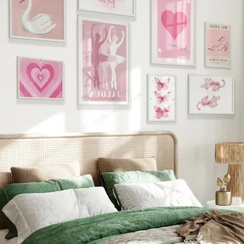 Tablou decorativ, Cgs-005-White-Kck, LEMN SOLID, Fata: 100% PVC STICLA, Multicolor imagine