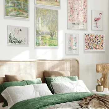 Tablou decorativ, Cgs-007-White-Kck, LEMN SOLID, Fata: 100% PVC STICLA, Multicolor imagine