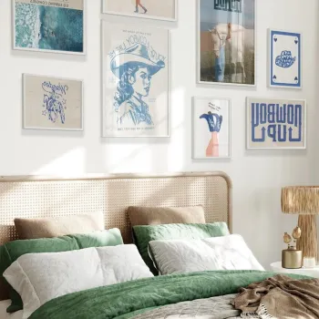 Tablou decorativ, Cgs-008-White-Byk, LEMN SOLID, Fata: 100% PVC STICLA, Multicolor imagine