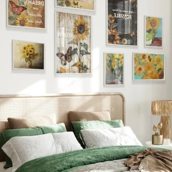 Tablou decorativ, Cgs-025-White-Kck, LEMN SOLID, Fata: 100% PVC STICLA, Multicolor imagine