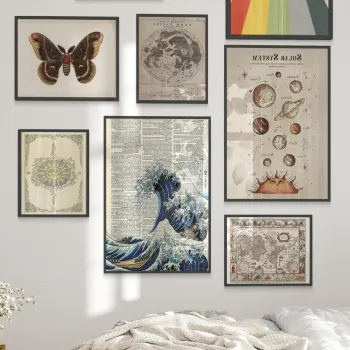 Tablou decorativ, Cgs-026-Black-Byk, LEMN SOLID, Fata: 100% PVC STICLA, Multicolor imagine