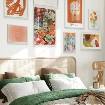 Tablou decorativ, Cgs-050-White-Kck, LEMN SOLID, Fata: 100% PVC STICLA, Multicolor imagine