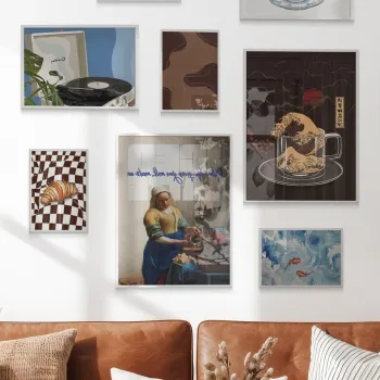Tablou decorativ, Cgs-051-White-Byk, LEMN SOLID, Fata: 100% PVC STICLA, Multicolor imagine