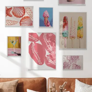 Tablou decorativ, Cgs-076-White-Kck, LEMN SOLID, Fata: 100% PVC STICLA, Multicolor imagine