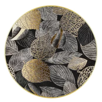 Tablou decorativ Coralie, Bizzotto, O90.8 cm, canvas pictat in ulei/aluminiu imagine
