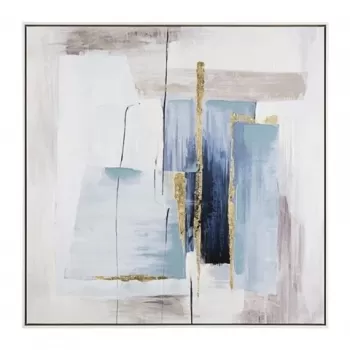 Tablou decorativ, Crown, Bizzotto, canvas/lemn de pin, 82.5x82.5 cm imagine