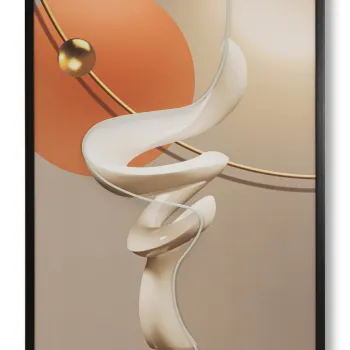 Tablou decorativ cu LED, Mauro Ferretti, Abstract -B, 80x120 cm, canvas/MDF, multicolor imagine