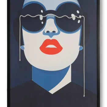 Tablou decorativ cu LED, Mauro Ferretti, Cecille, 80x120 cm, canvas/MDF, multicolor imagine