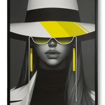 Tablou decorativ cu LED, Mauro Ferretti, Margot, 80x120 cm, canvas/MDF, multicolor imagine