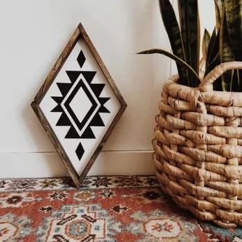 Tablou decorativ, CZM007, Lemn, MDF, Multicolor imagine