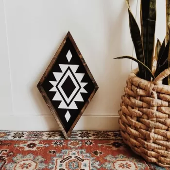 Tablou decorativ, CZM017, Lemn, MDF, Multicolor imagine