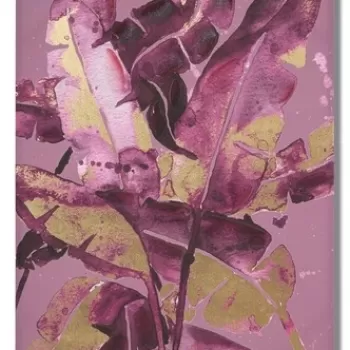 Tablou decorativ Dark Leaves, Mauro Ferretti, 80x120 cm, canvas, multicolor imagine