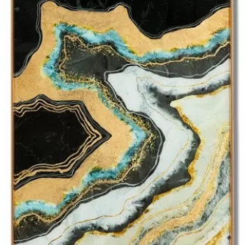 Tablou decorativ Darky, Mauro Ferretti, 60x90 cm, sticla, multicolor imagine