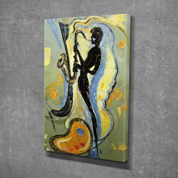 Tablou decorativ, DC086, Canvas, 30 x 40 cm, Multicolor imagine