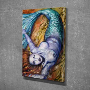 Tablou decorativ, DC090, Canvas, 30 x 40 cm, Multicolor imagine