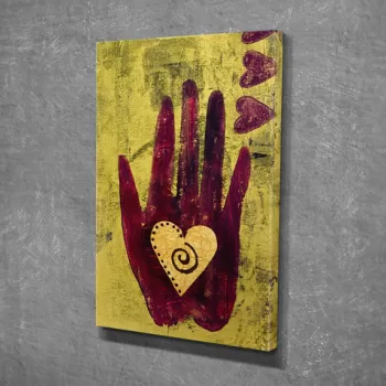 Tablou decorativ, DC091, Canvas, 30 x 40 cm, Multicolor imagine