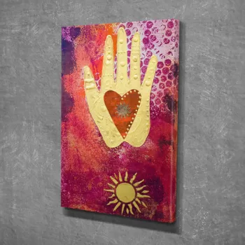 Tablou decorativ, DC092, Canvas, 30 x 40 cm, Multicolor imagine