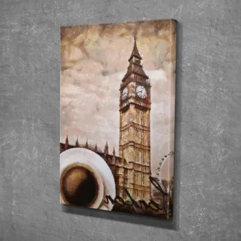 Tablou decorativ, DC094, Canvas, 30 x 40 cm, Multicolor imagine