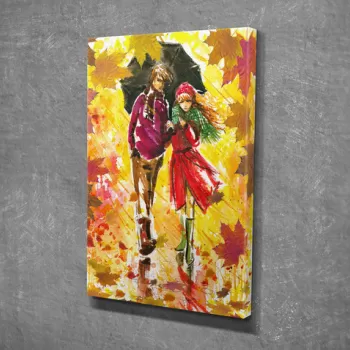 Tablou decorativ, DC096, Canvas, 30 x 40 cm, Multicolor imagine