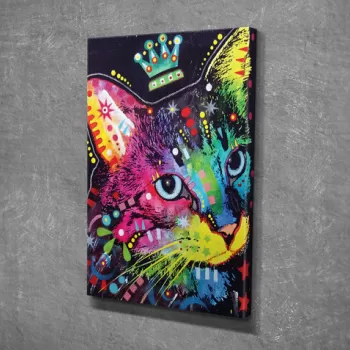 Tablou decorativ, DC123, Canvas, 30 x 40 cm, Multicolor imagine