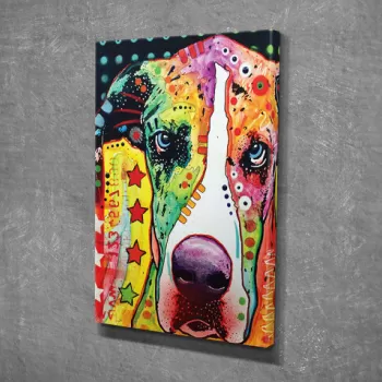 Tablou decorativ, DC124, Canvas, 30 x 40 cm, Multicolor imagine