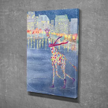 Tablou decorativ, DC127, Canvas, 30 x 40 cm, Multicolor imagine