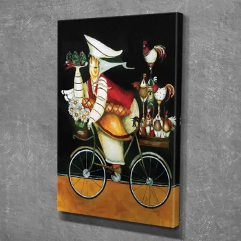 Tablou decorativ, DC131, Canvas, 30 x 40 cm, Multicolor imagine
