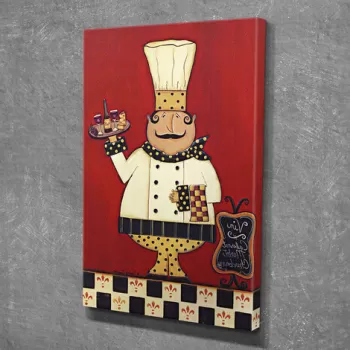 Tablou decorativ, DC132, Canvas, 30 x 40 cm, Multicolor imagine