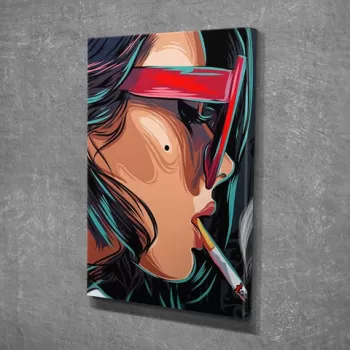 Tablou decorativ, DC133, Canvas, 30 x 40 cm, Multicolor imagine