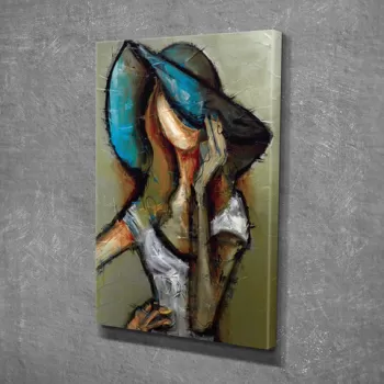 Tablou decorativ, DC135, Canvas, 30 x 40 cm, Multicolor imagine
