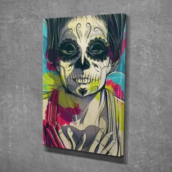 Tablou decorativ, DC137, Canvas, 30 x 40 cm, Multicolor imagine