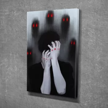 Tablou decorativ, DC138, Canvas, 30 x 40 cm, Multicolor imagine