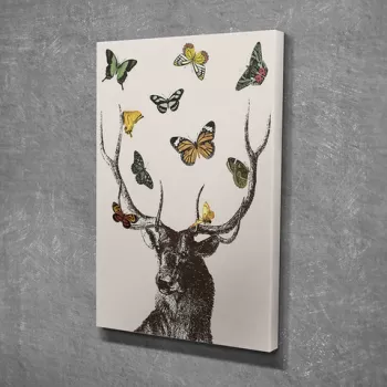 Tablou decorativ, DC140, Canvas, 30 x 40 cm, Multicolor imagine
