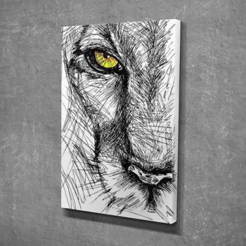 Tablou decorativ, DC142, Canvas, 30 x 40 cm, Multicolor imagine