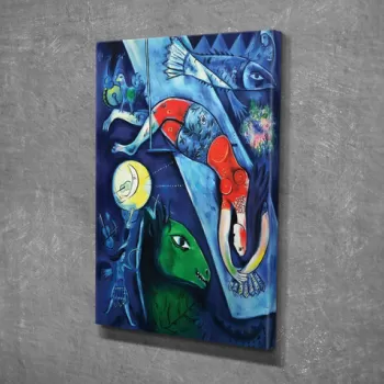 Tablou decorativ, DC193, Canvas, Lemn, Multicolor imagine