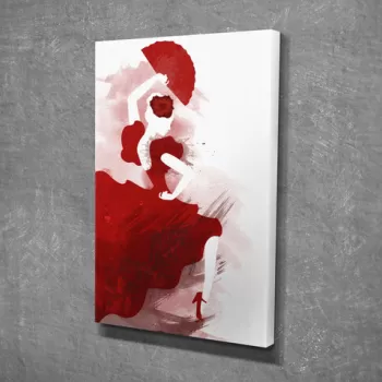 Tablou decorativ, DC207, Canvas, Lemn, Multicolor imagine